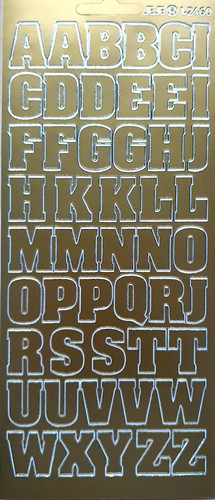 Stickerbogen buchstaben groß - stickerbogen,