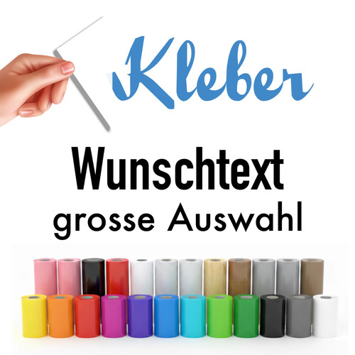 Kleber wunschtext aufkleber - kleber,