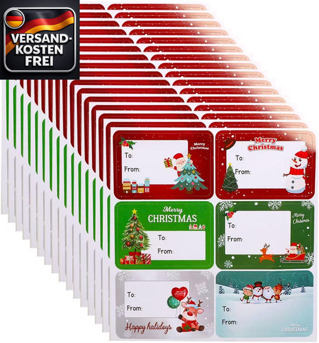 Weihnachtsetiketten aufkleber - weihnachtsetiketten,