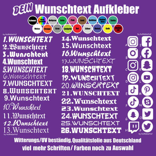 15cm name aufkleber sticker - aufkleber,
