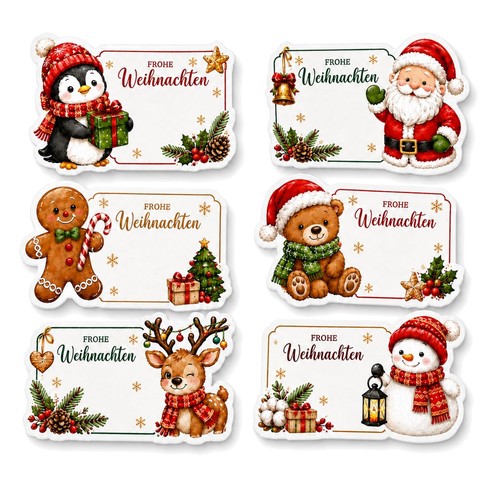 Aufkleber weihnachten - aufkleber,