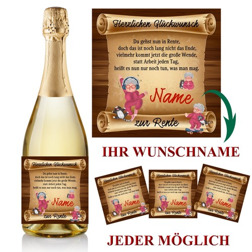 Aufkleber flaschenetikett - aufkleber,