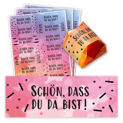 60er aufkleber set - 60er, schön