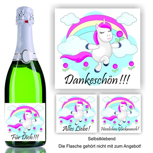 Aufkleber sektflasche - aufkleber,