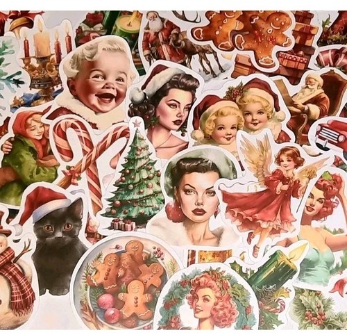 Bunte aufkleber weihnachten - aufkleber,