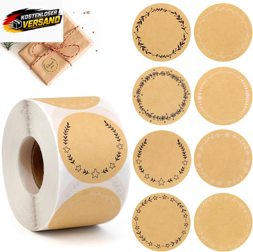 Runde selbstklebende etiketten - runde,