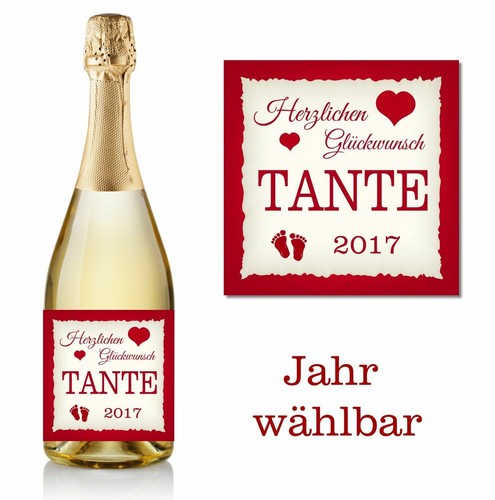Aufkleber sektflasche - aufkleber,