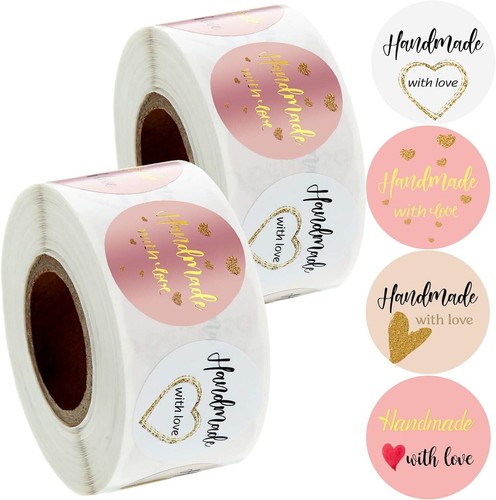 Geschenkaufkleber handmade - geschenkaufkleber,