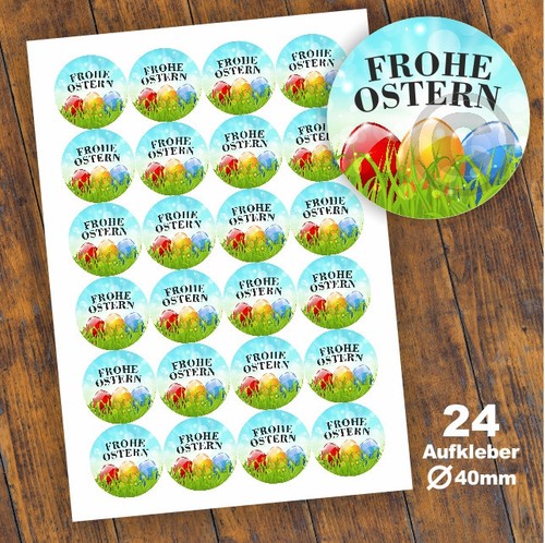Aufkleber ostern etikett - 24,