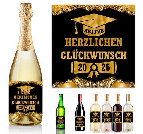 Aufkleber sektflasche - aufkleber,